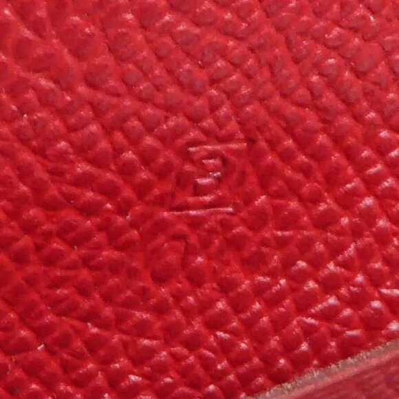 Auth HERMES Agenda/Note Cover Brown/Red Leather - e59922g - Picture 11 of 11